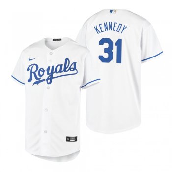 Youth Kansas City Royals Ian Kennedy Nike White 2020 Replica Home Jersey