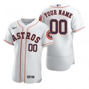 Houston Astros Custom Nike White 2020 Authentic Jersey