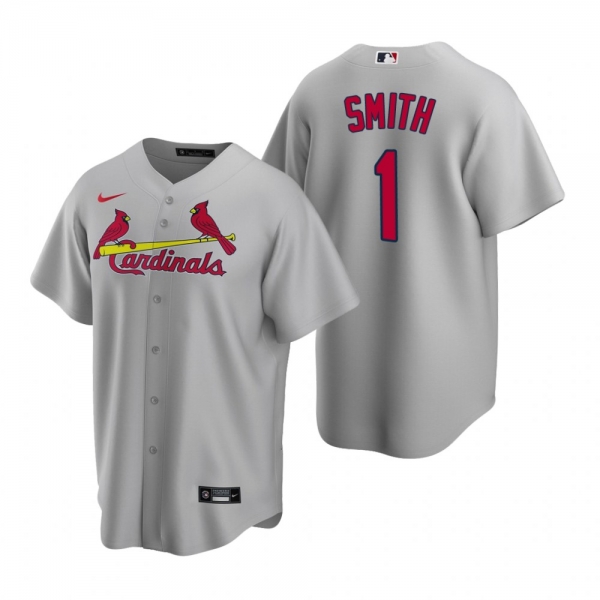 Men's St. Louis Cardinals Ozzie Smith Nike Gray Replica Road Jersey