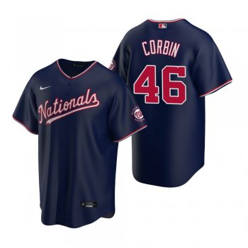 Men's Washington Nationals Patrick Corbin Nike Navy 2020 Replica Alternate Jersey