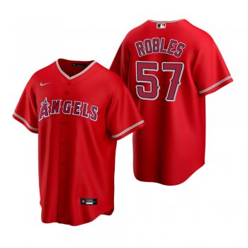 Men's Los Angeles Angels Hansel Robles Nike Red Replica Alternate Jersey