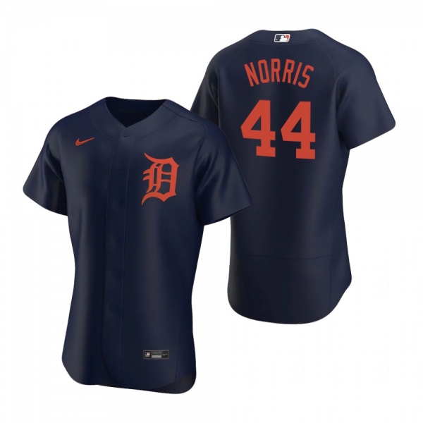 Men's Detroit Tigers Daniel Norris Nike Navy Authentic 2020 Alternate Jersey