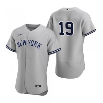 Men's New York Yankees Masahiro Tanaka Nike Gray Authentic 2020 Road Jersey