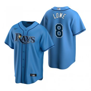 Men's Tampa Bay Rays Brandon Lowe Nike Light Blue Replica Alternate Jersey