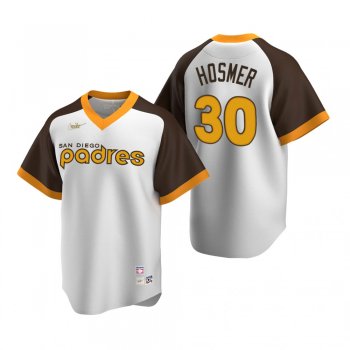 Men's San Diego Padres Eric Hosmer Nike White Cooperstown Collection Home Jersey