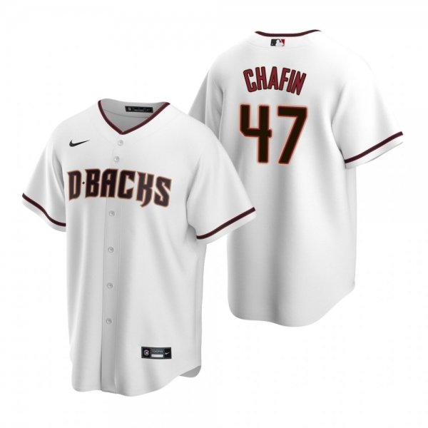 Men's Arizona Diamondbacks Andrew Chafin Nike White Replica Home Jersey