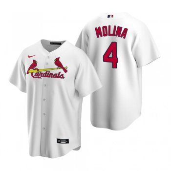 Men's St. Louis Cardinals Yadier Molina Nike White Replica Home Jersey