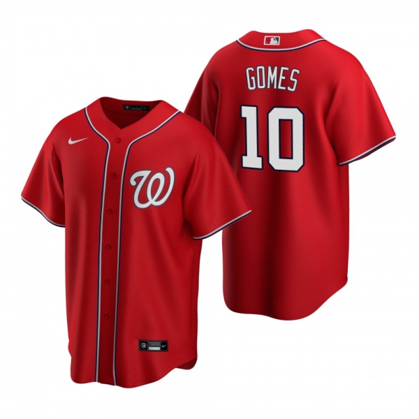 Men's Washington Nationals Yan Gomes Nike Red Replica Alternate Jersey