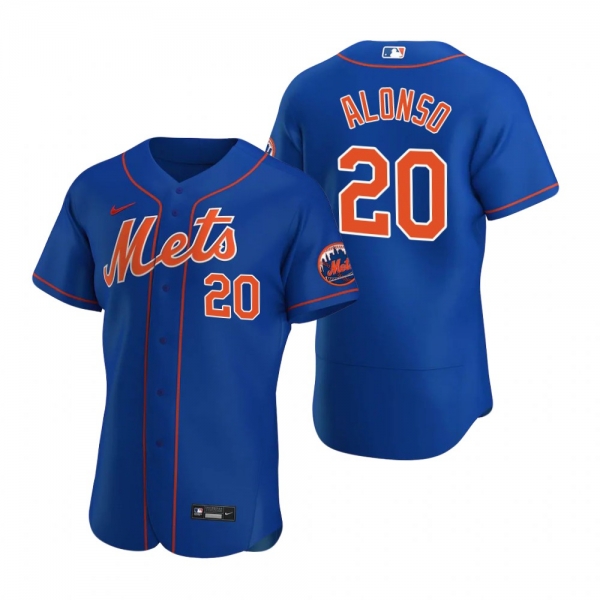 Men's New York Mets Pete Alonso Nike Royal Authentic 2020 Alternate Jersey