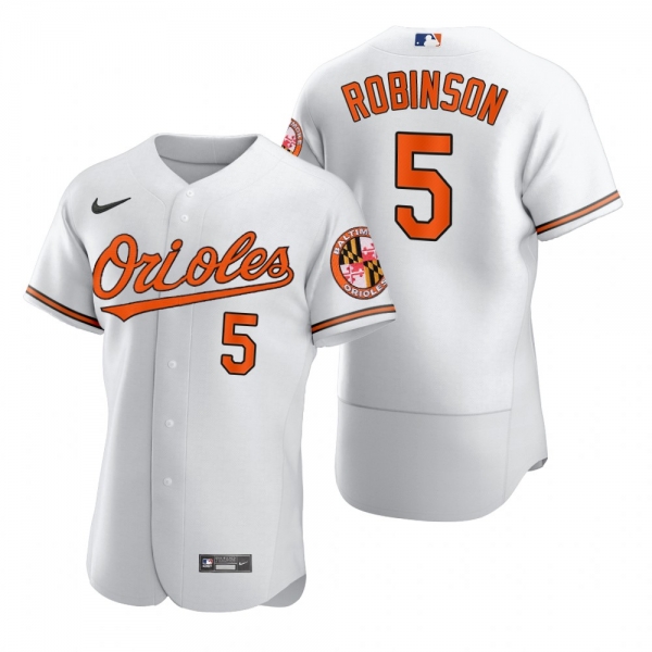 Men's Baltimore Orioles Brooks Robinson Nike White 2020 Authentic Jersey