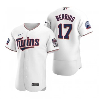 Men's Minnesota Twins Jose Berrios Nike White Authentic 2020 Home Jersey