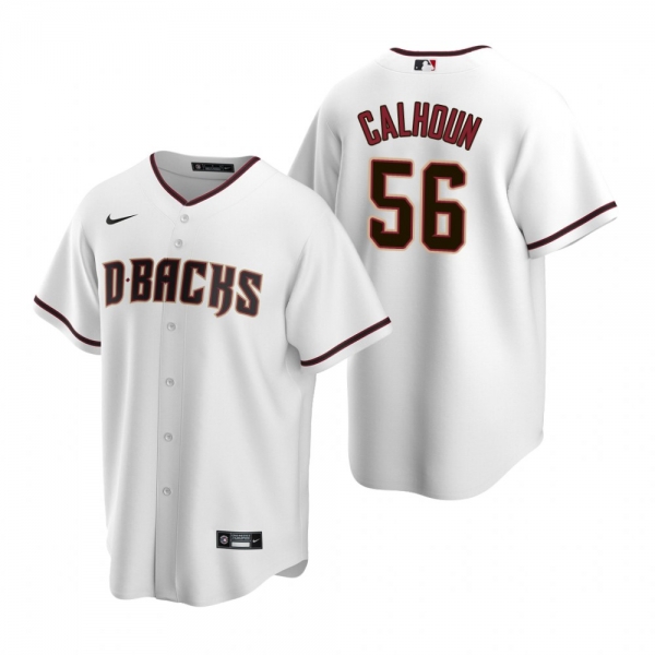 Men's Arizona Diamondbacks Kole Calhoun Nike White Replica Home Jersey