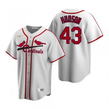 Men's St. Louis Cardinals Dakota Hudson Nike White Cooperstown Collection Home Jersey