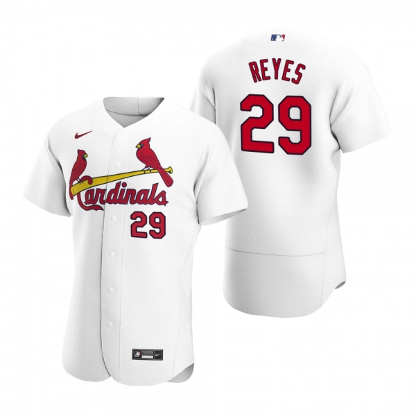 Men's St. Louis Cardinals Alex Reyes White 2020 Home Authentic Player Jersey