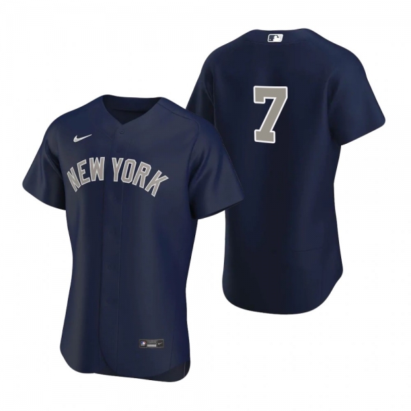 Men's New York Yankees Mickey Mantle Nike Navy Authentic 2020 Alternate Jersey