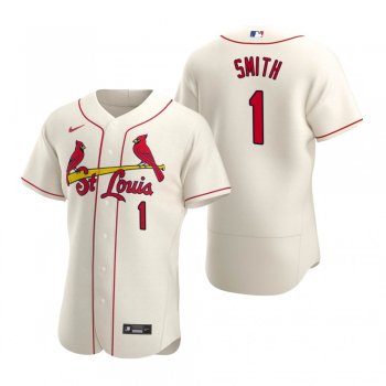 Men's St. Louis Cardinals Ozzie Smith Nike Cream Authentic 2020 Alternate Jersey