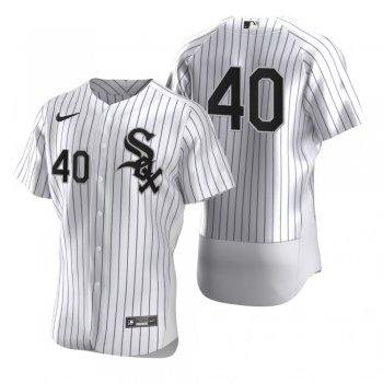 Men's Chicago White Sox Reynaldo Lopez Nike White 2020 Authentic Jersey