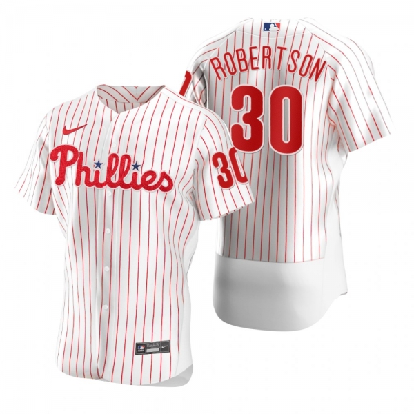 Men's Philadelphia Phillies David Robertson Nike White 2020 Authentic Jersey