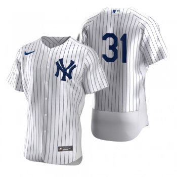 Men's New York Yankees Aaron Hicks Nike White 2020 Authentic Jersey