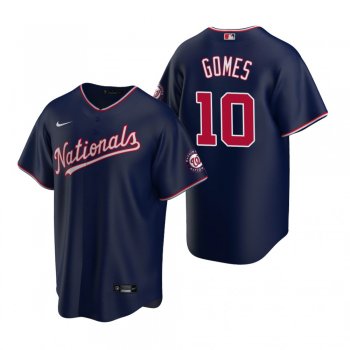 Men's Washington Nationals Yan Gomes Nike Navy 2020 Replica Alternate Jersey