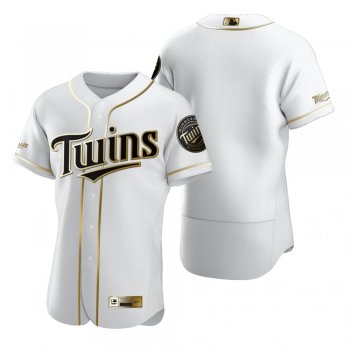 Men's Minnesota Twins Nike White Authentic Golden Edition Jersey