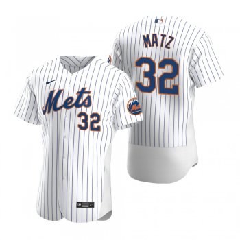 Men's New York Mets Steven Matz Nike White Authentic 2020 Home Jersey