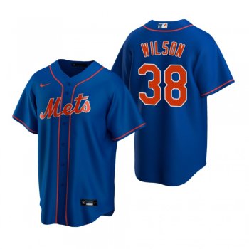 Men's New York Mets Justin Wilson Nike Royal Replica Alternate Jersey