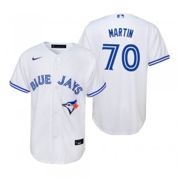 Youth Toronto Blue Jays Austin Martin Nike White Replica Home Jersey