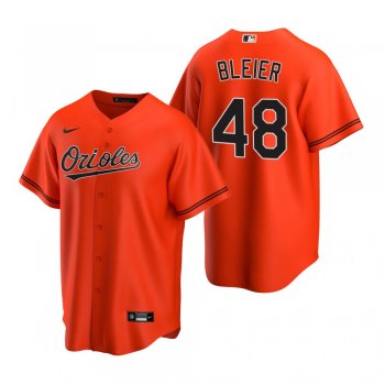 Men's Baltimore Orioles Richard Bleier Nike Orange 2020 Replica Alternate Jersey