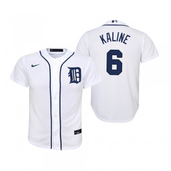 Youth Detroit Tigers Al Kaline Nike White 2020 Replica Home Jersey