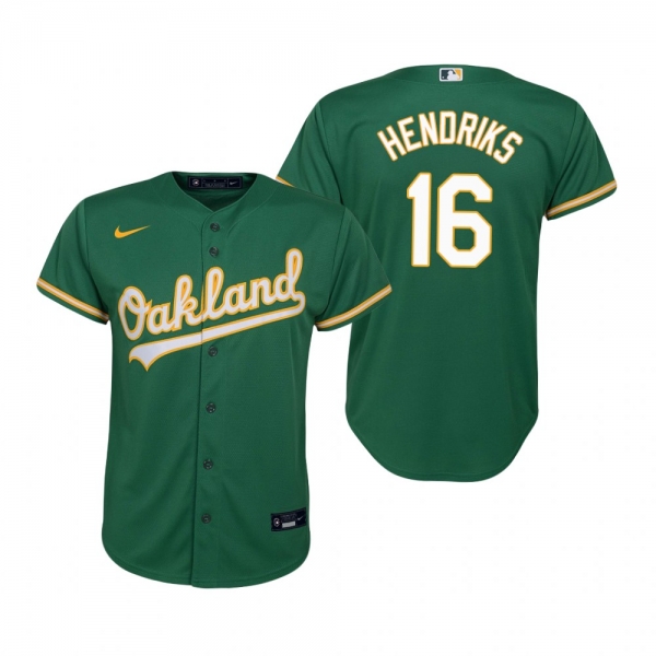 Youth Oakland Athletics Liam Hendriks Nike Kelly Green Replica Alternate Jersey