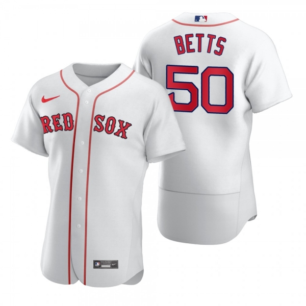 Men's Boston Red Sox Mookie Betts Nike White 2020 Authentic Jersey