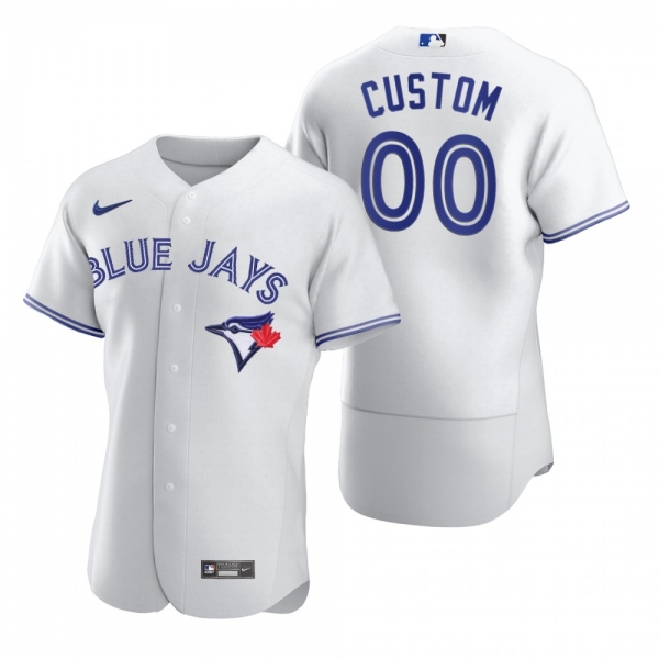 Toronto Blue Jays Custom Nike White 2020 Authentic Jersey