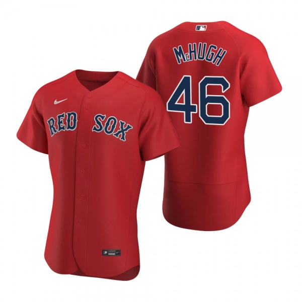 Men's Boston Red Sox Collin McHugh Nike Red Authentic 2020 Alternate Jersey