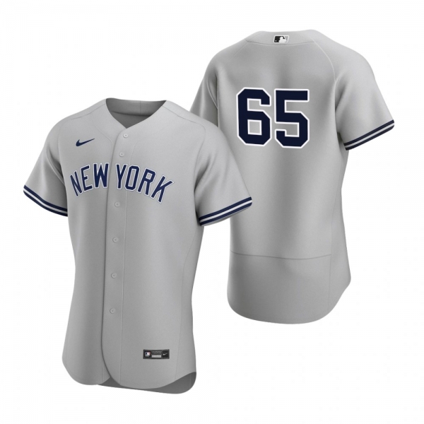 Men's New York Yankees James Paxton Nike Gray Authentic 2020 Road Jersey