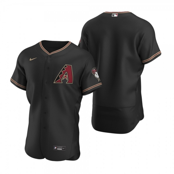 Men's Arizona Diamondbacks Nike Black Authentic Alternate Jersey