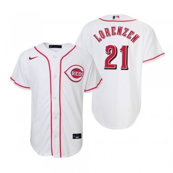 Youth Cincinnati Reds Michael Lorenzen Nike White Replica Home Jersey