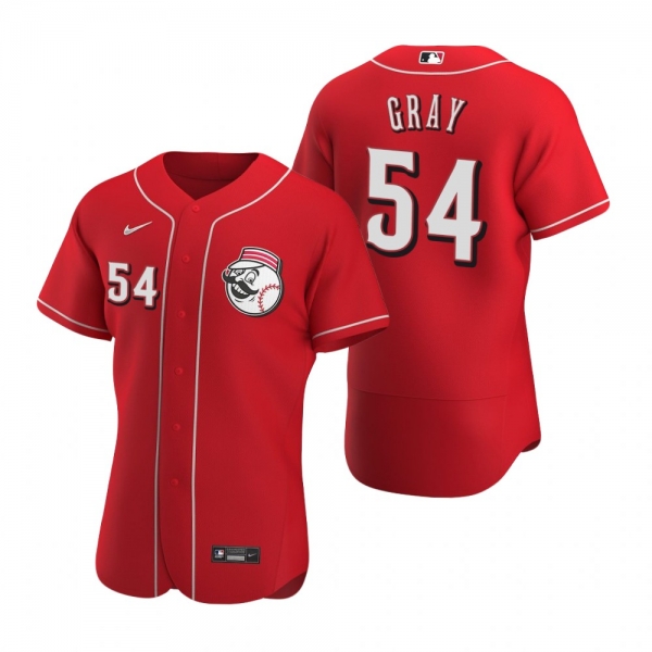 Men's Cincinnati Reds Sonny Gray Nike Scarlet Authentic 2020 Alternate Jersey