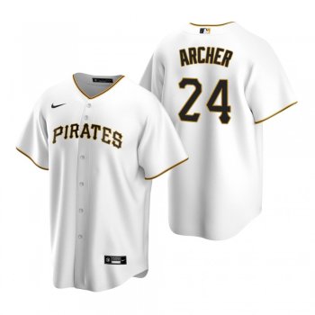 Men's Pittsburgh Pirates Chris Archer Nike White Replica Home Jersey