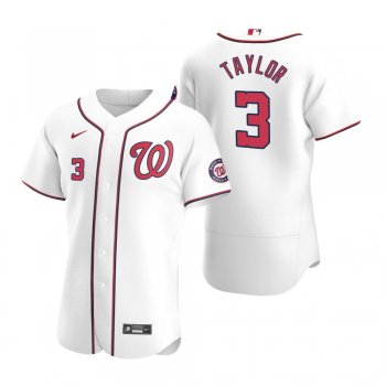 Men's Washington Nationals Michael A. Taylor White Authentic 2020 Home Jersey