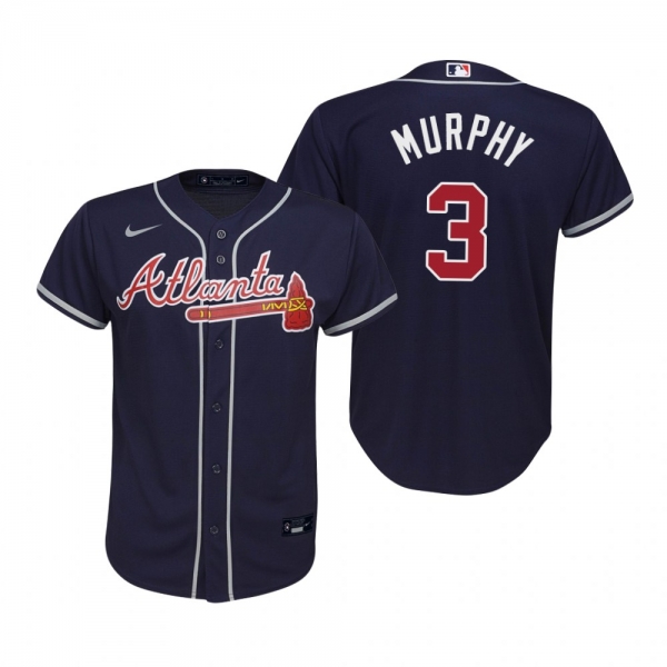 Youth Atlanta Braves Dale Murphy Nike Navy Replica Alternate Jersey