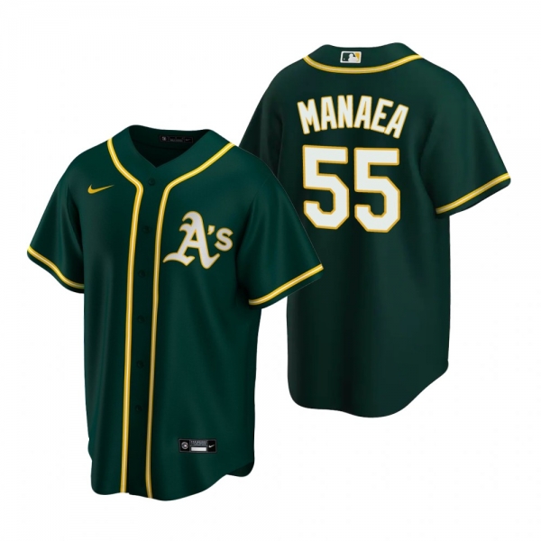 Men's Oakland Athletics Sean Manaea Nike Green 2020 Replica Alternate Jersey