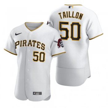 Men's Pittsburgh Pirates Jameson Taillon Nike White 2020 Authentic Jersey