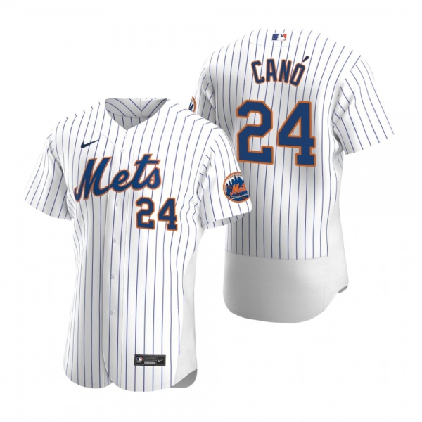 Men's New York Mets Robinson Cano Nike White Authentic 2020 Home Jersey