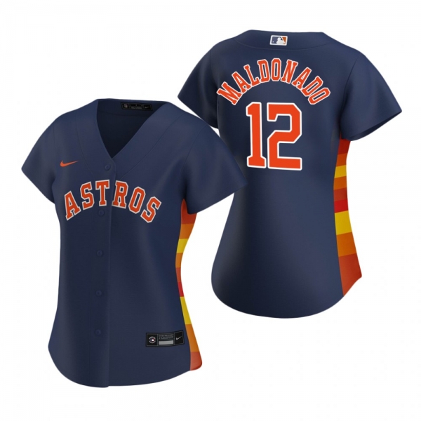 Women's Houston Astros Martin Maldonado Nike Navy 2020 Replica Alternate Jersey