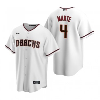 Men's Arizona Diamondbacks Ketel Marte Nike White Replica Home Jersey