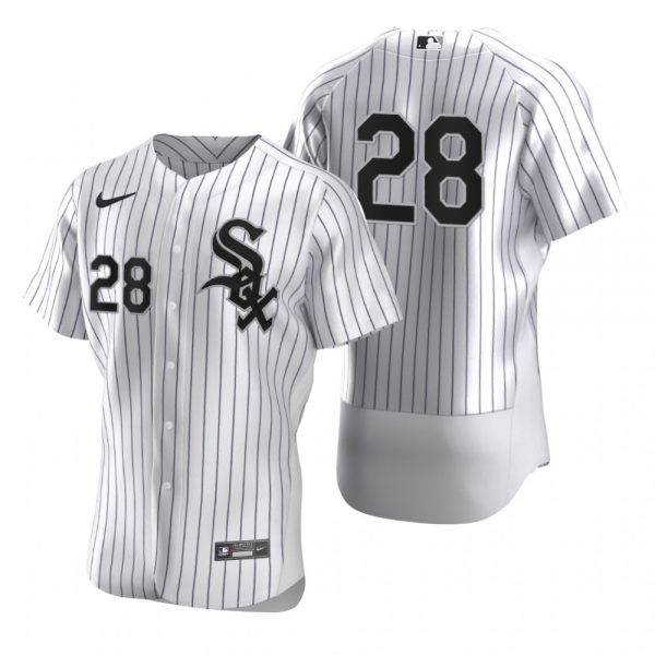 Men's Chicago White Sox Leury Garcia Nike White 2020 Authentic Jersey