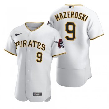 Men's Pittsburgh Pirates Bill Mazeroski Nike White 2020 Authentic Jersey