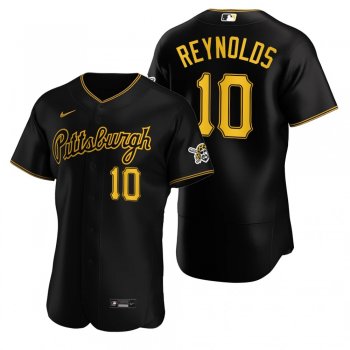 Men's Pittsburgh Pirates Bryan Reynolds Nike Black Authentic 2020 Alternate Jersey