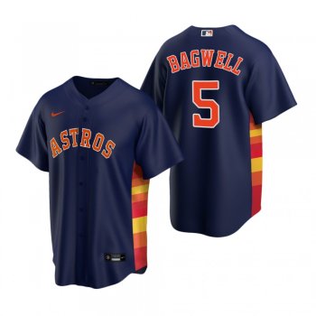 Men's Houston Astros Jeff Bagwell Nike Navy Replica Alternate Jersey